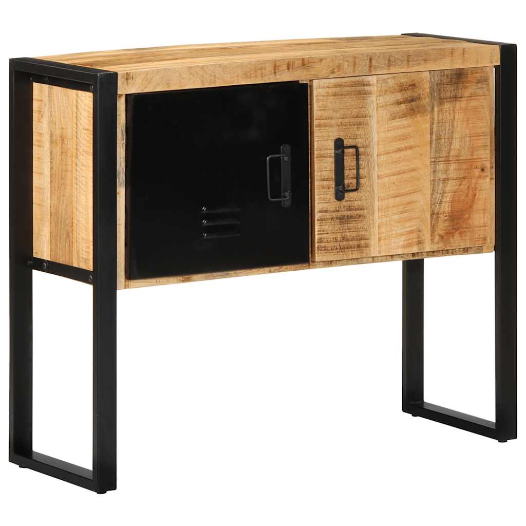konsolinė spintelė 90x35x75 cm Tvirtas neapdorotas medis Mango