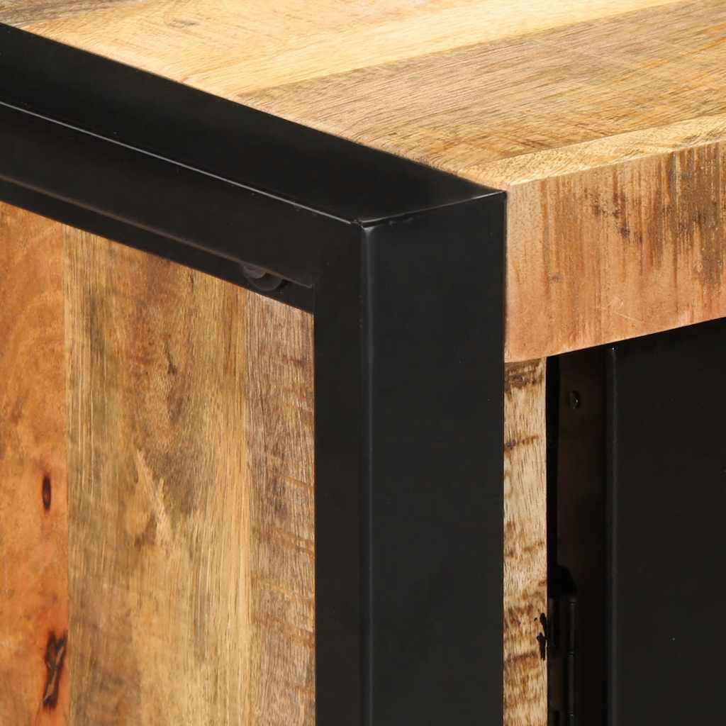 konsolinė spintelė 90x35x75 cm Tvirtas neapdorotas medis Mango