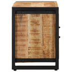 televizoriaus spintelė 80x30x40 cm Masyvus Rough Wood Mango