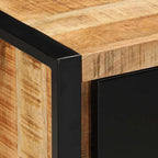 televizoriaus spintelė 80x30x40 cm Masyvus Rough Wood Mango