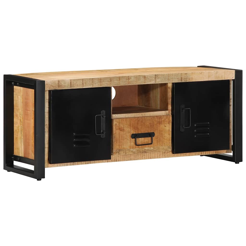 televizoriaus spintelė 100x30x40 cm Masyvus Rough Wood Mango