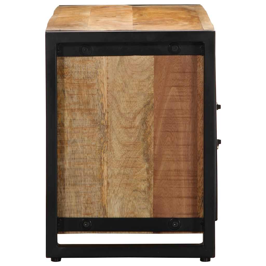 televizoriaus spintelė 100x30x40 cm Masyvus Rough Wood Mango