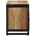 televizoriaus spintelė 100x30x40 cm Masyvus Rough Wood Mango