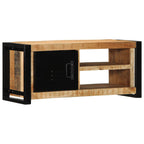 televizoriaus spintelė 80x30x35 cm Masyvus Rough Wood Mango