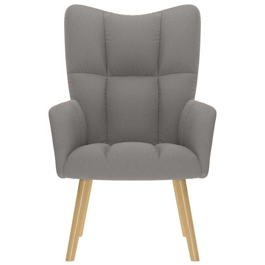 Poilsio kėdė, taupe spalvos, audinys