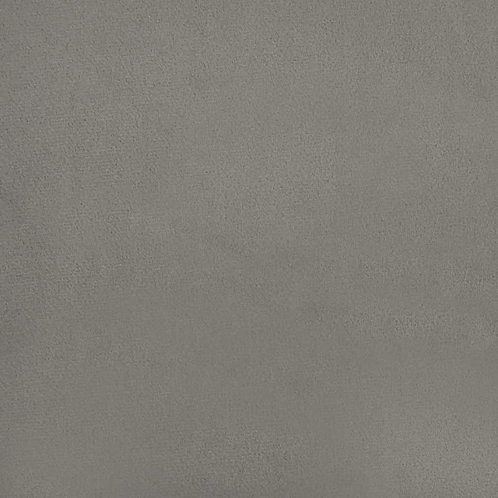 Kišeninių spyruoklių čiužinys, vidutinio kietumo, šviesiai pilkas, 80x210x20cm, aksomas