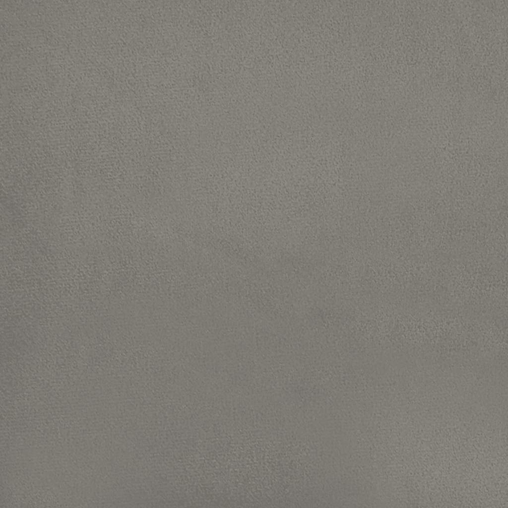 Kišeninių spyruoklių čiužinys, vidutinio kietumo, šviesiai pilkas, 100x220x20cm, aksomas