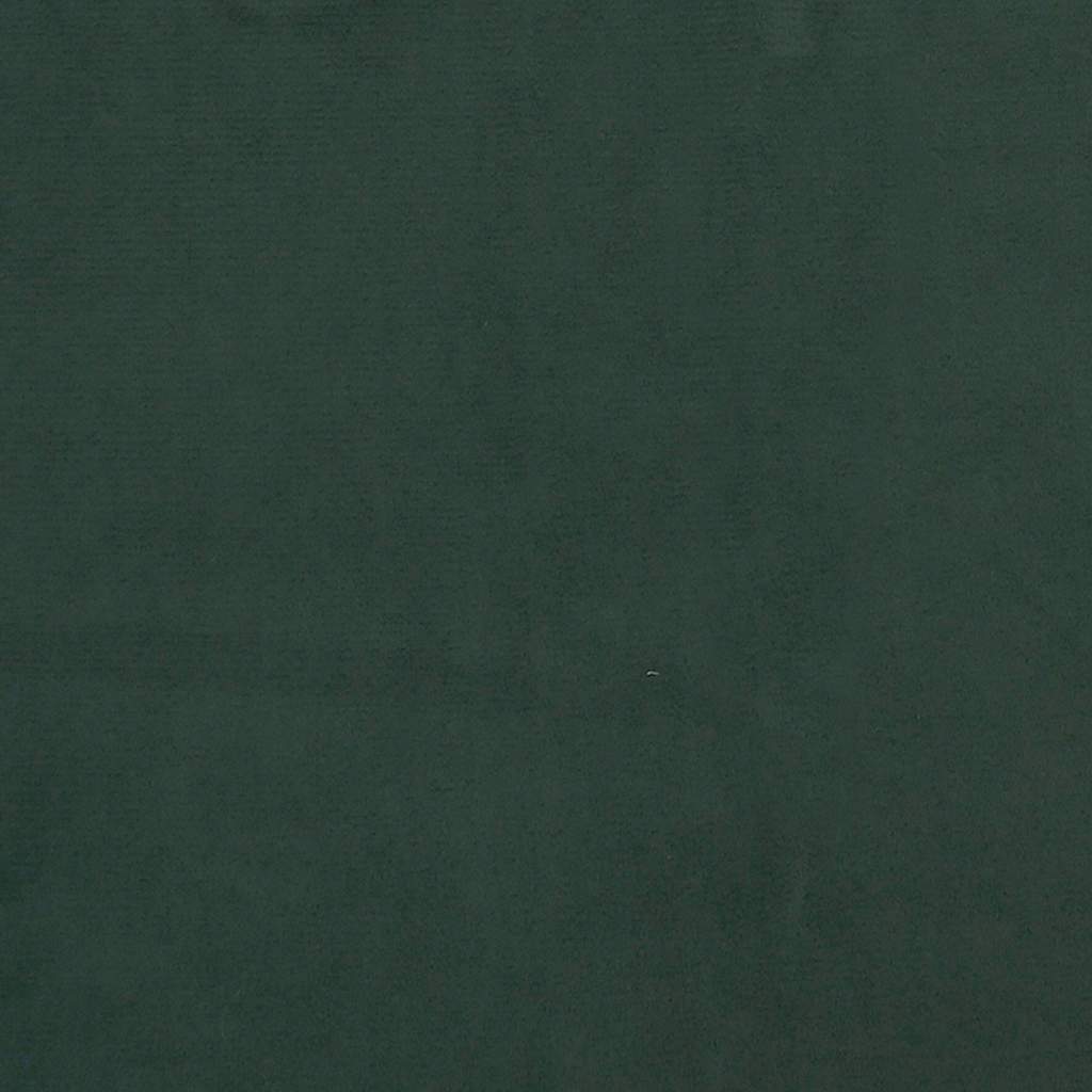 Kišeninių spyruoklių čiužinys, vidutinio kietumo, tamsiai žalias, 120x220x20cm, aksomas