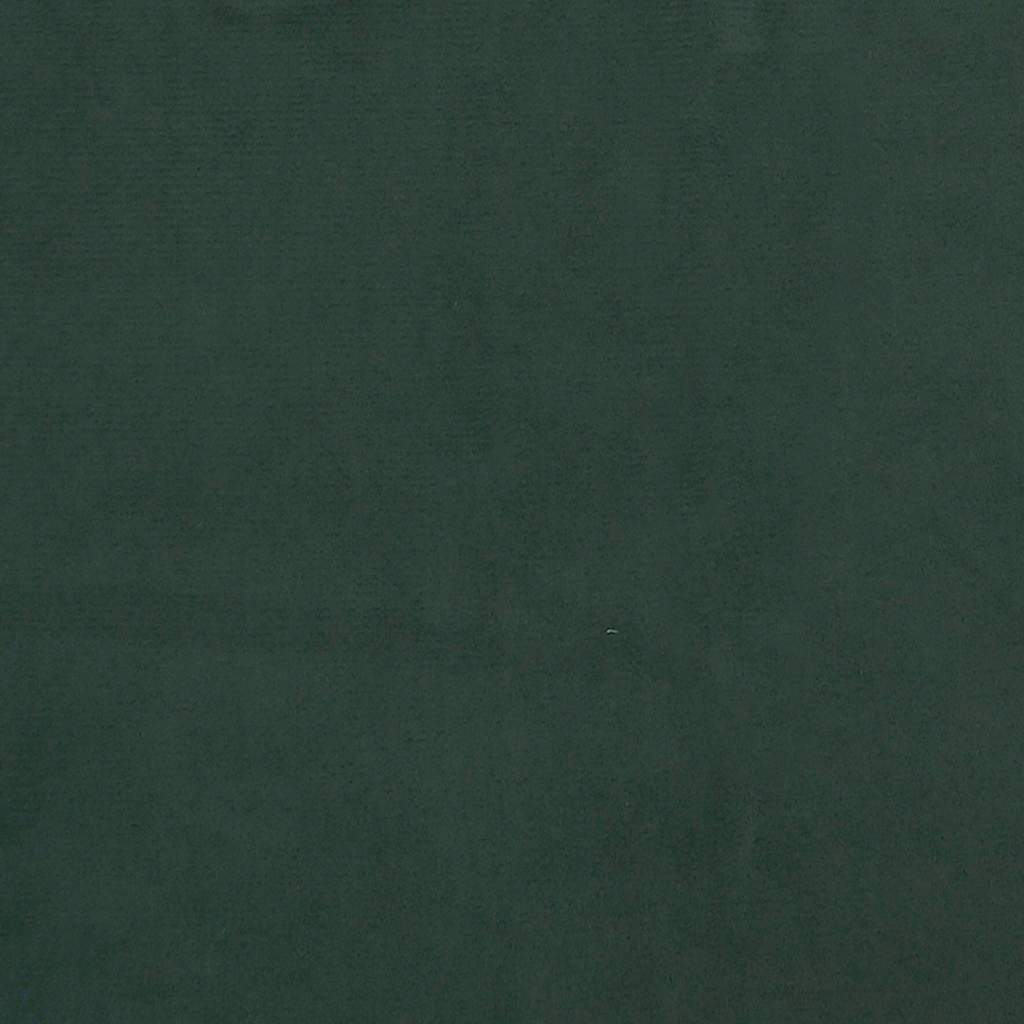 Kišeninių spyruoklių čiužinys, vidutinio kietumo, tamsiai žalias, 160x220x20cm, aksomas