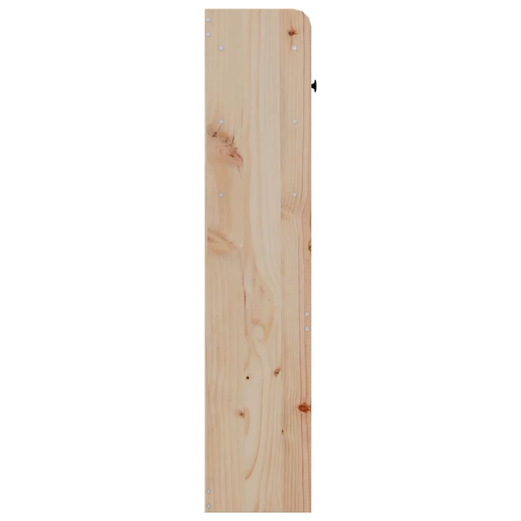 Galvūgalis su daiktų laikymo vieta, 140cm, pušies masyvas