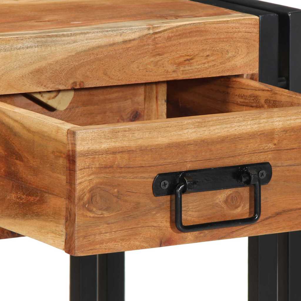 Šalia lovos spintelė su stalčių 2 pcs Ruda 40 x 35 x 50 cm