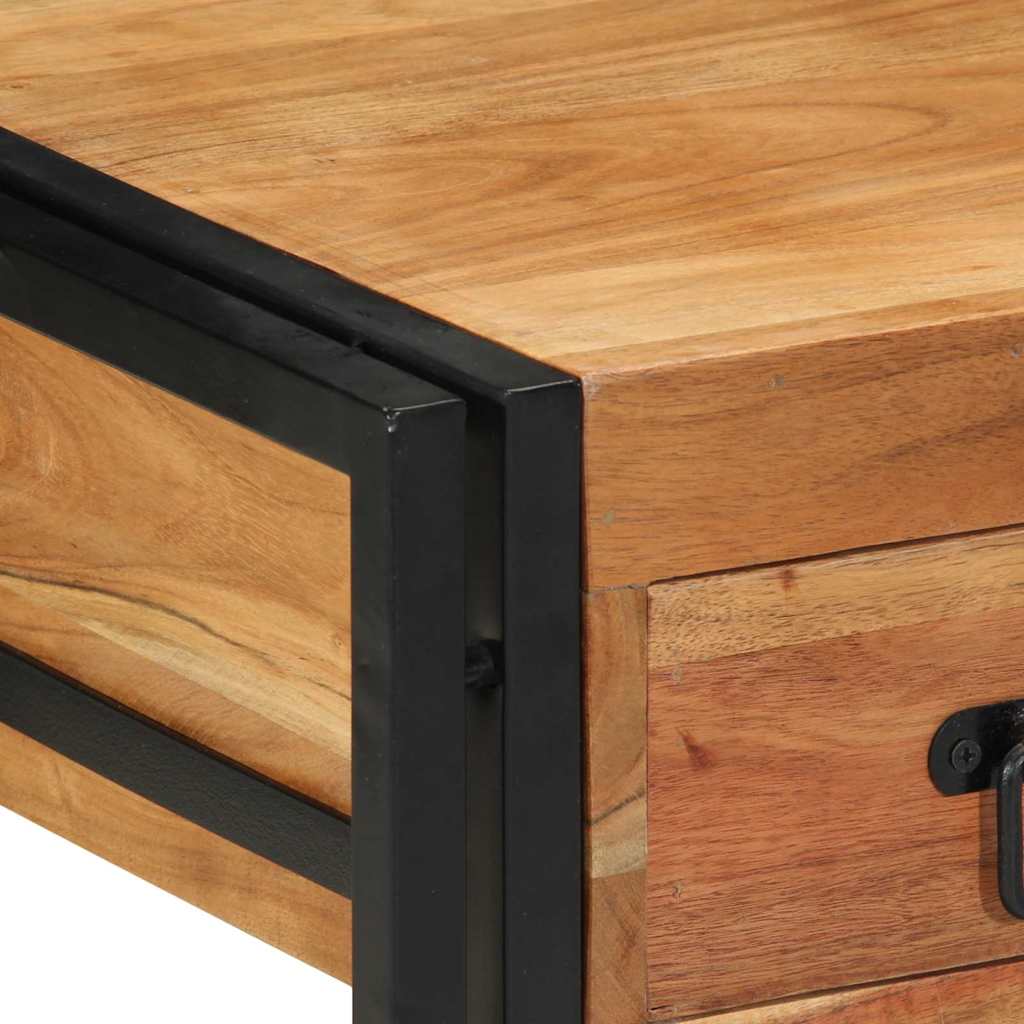 Šalia lovos spintelė su stalčių 2 pcs Ruda 40 x 40 x 50 cm