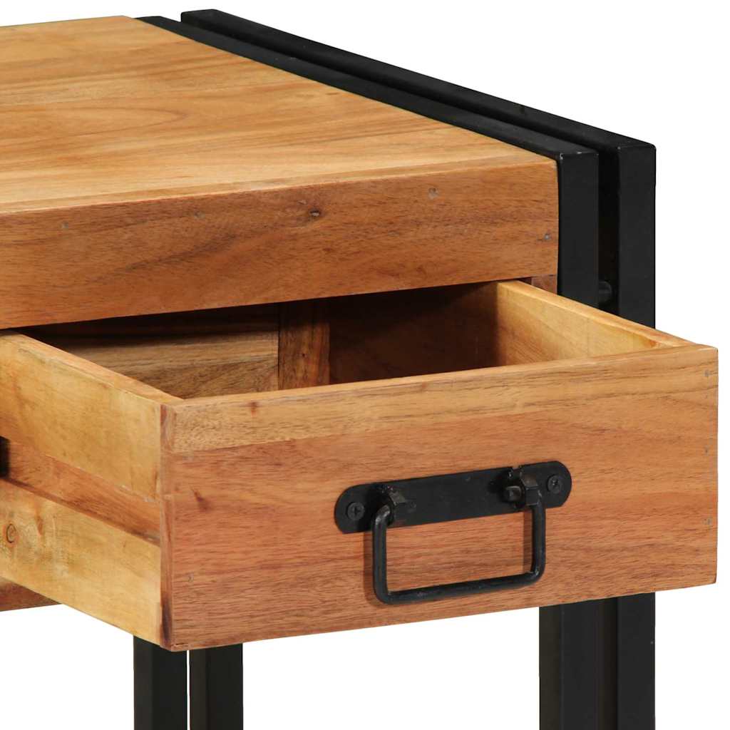 Šalia lovos spintelė su stalčių 2 pcs Ruda 40 x 40 x 50 cm