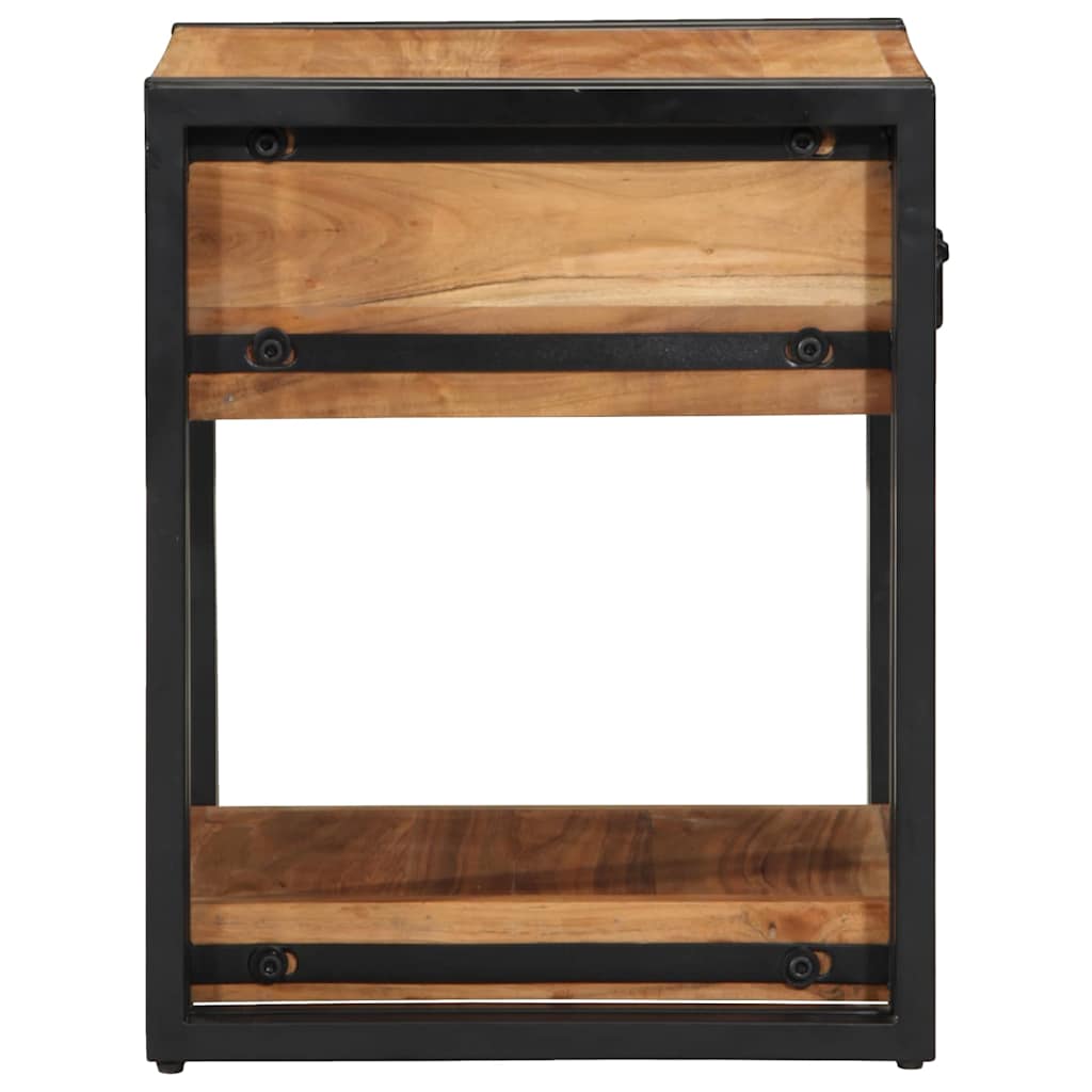 Šalia lovos spintelė su stalčių 2 pcs Ruda 40 x 40 x 50 cm