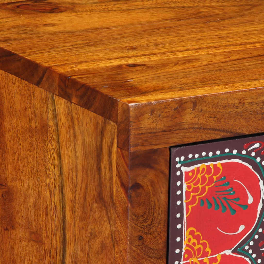 naktinė spintelė 2 vnt 35x35x45 cm akacijos masyvo