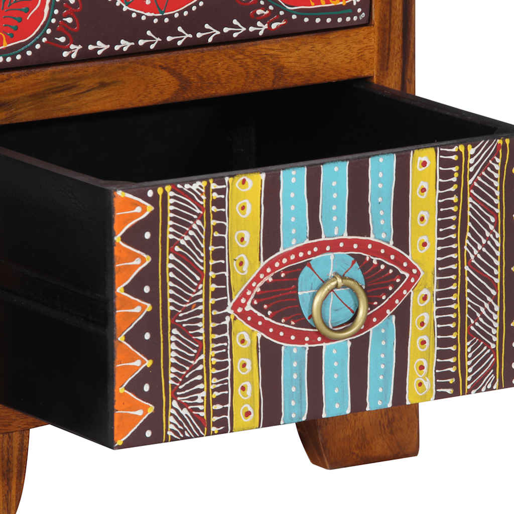 naktinė spintelė 2 vnt 35x35x45 cm akacijos masyvo