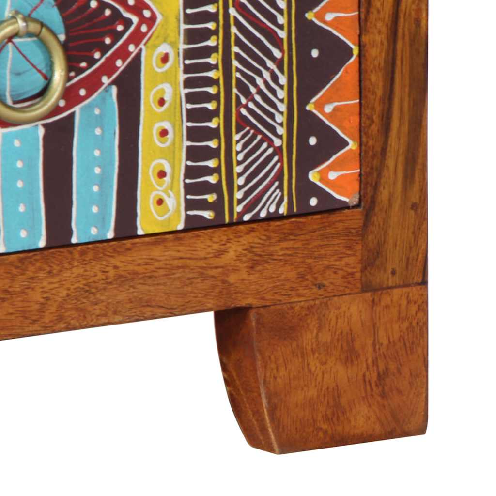 naktinė spintelė 2 vnt 35x35x45 cm akacijos masyvo