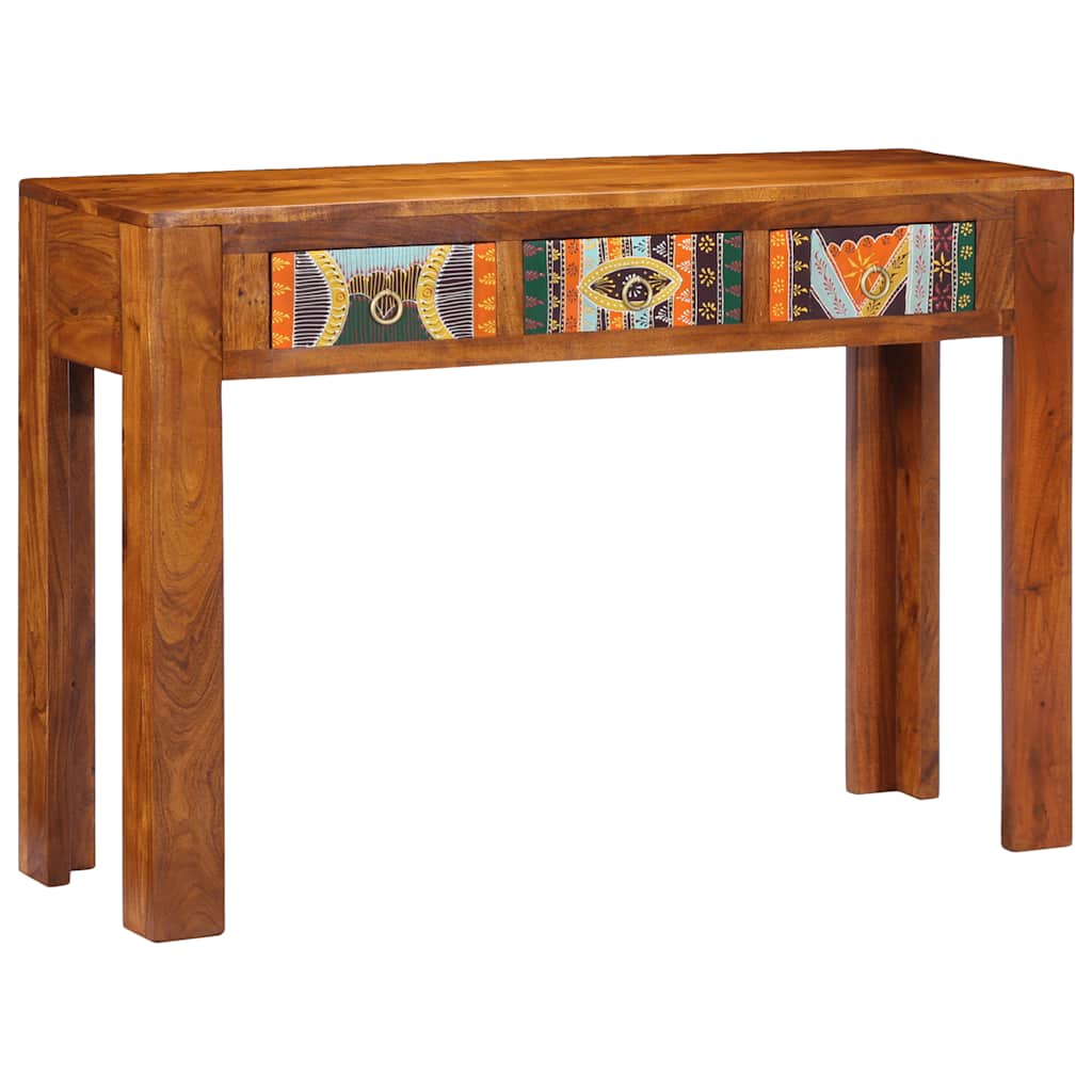 Konsolinis staliukas, 110x35x75cm, akacijos medienos masyvas