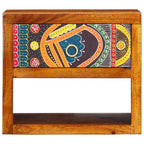 Šalia lovos spintelė su stalčių 2 pcs Ruda 40 x 35 x 35 cm