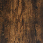 Baro stalas su lentyna, dūminio ąžuolo, 124x46x103,5cm, mediena