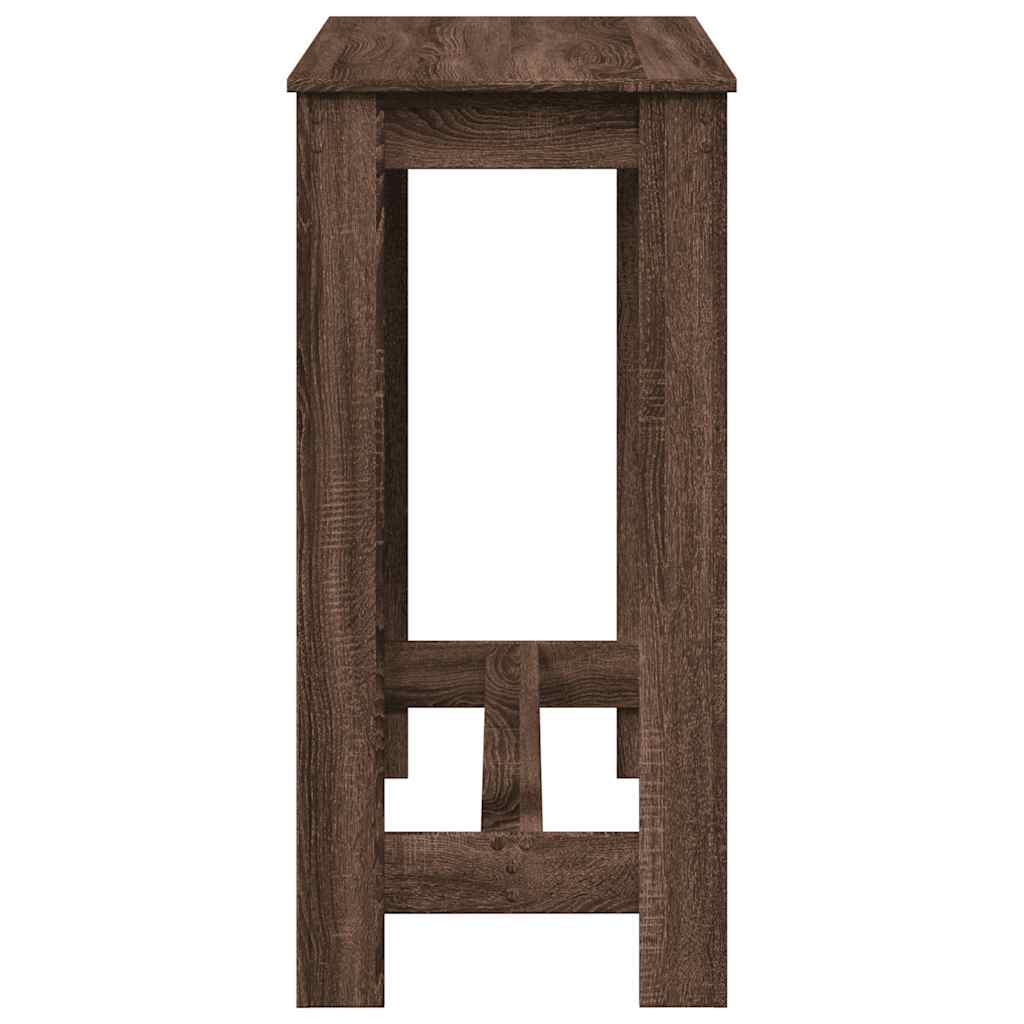 Baro stalas, rudas ąžuolo, 102x50x103,5cm, apdirbta mediena