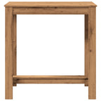 Baro stalas, artisano ąžuolo, 102x50x103,5cm, apdirbta mediena