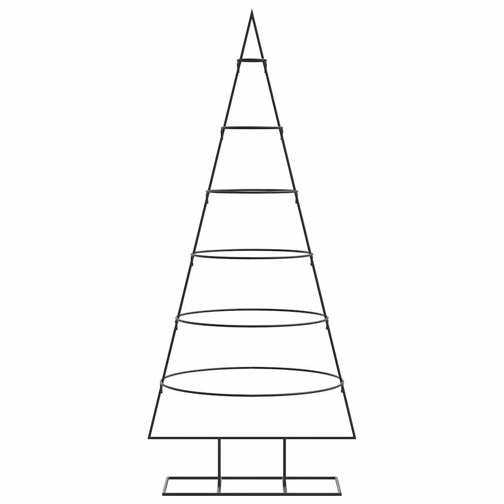 Metalinė Kalėdų eglutė, juodos spalvos, 150 cm