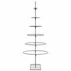 Metalinė Kalėdų eglutė, juodos spalvos, 150 cm