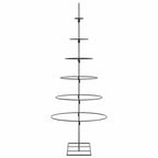 Metalinė Kalėdų eglutė, juodos spalvos, 150 cm