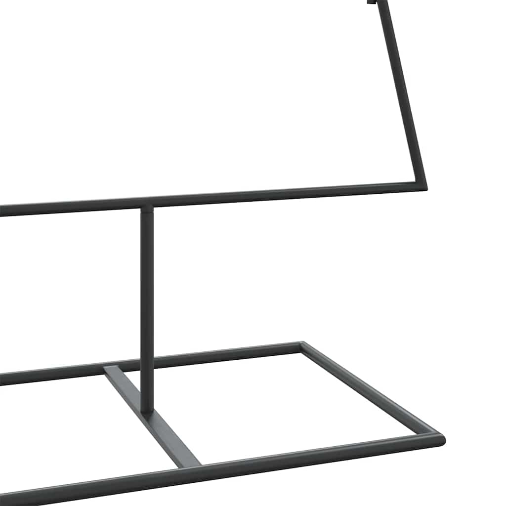 Metalinė Kalėdų eglutė, juodos spalvos, 150 cm