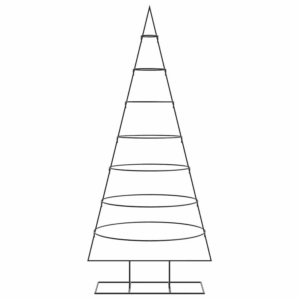 Metalinė Kalėdų eglutė, juodos spalvos, 180 cm