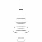 Metalinė Kalėdų eglutė, juodos spalvos, 180 cm
