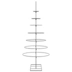 Metalinė Kalėdų eglutė, juodos spalvos, 210cm