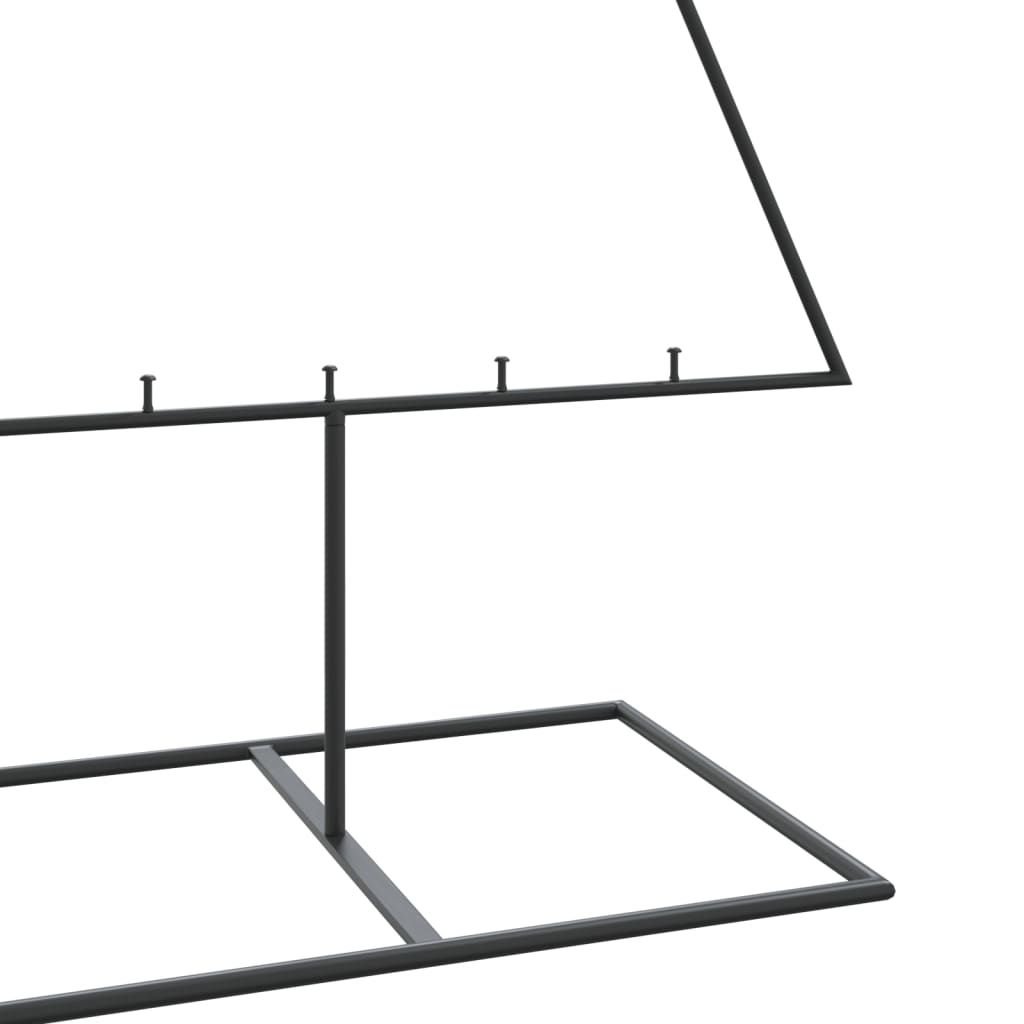 Metalinė Kalėdų eglutė, juodos spalvos, 180 cm