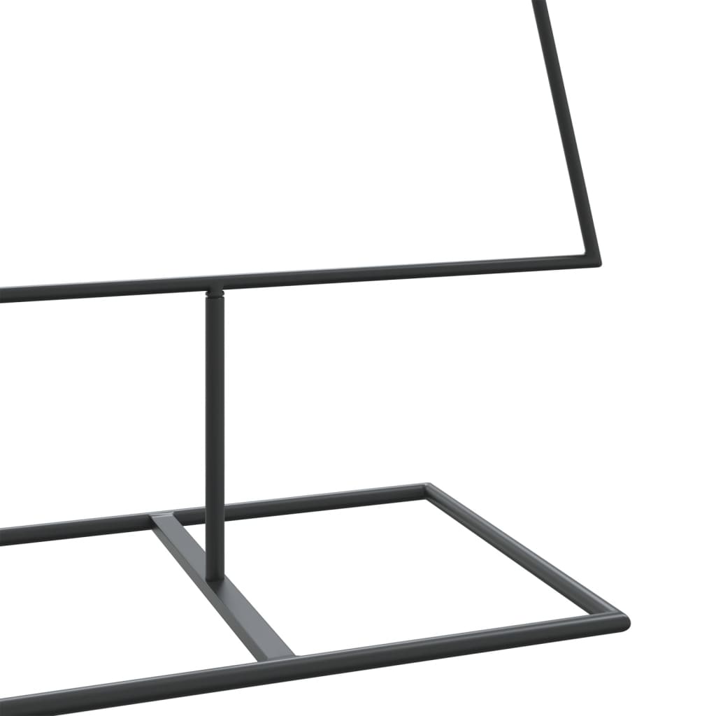 vidaXL Metalinė Kalėdų eglutė, juodos spalvos, 150 cm