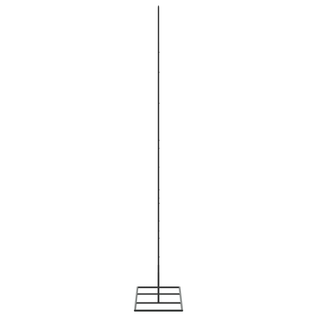Metalinė Kalėdų eglutė, juodos spalvos, 150 cm