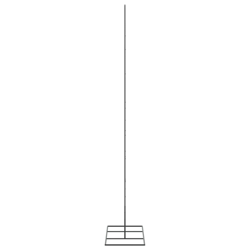 Metalinė Kalėdų eglutė, juodos spalvos, 180 cm