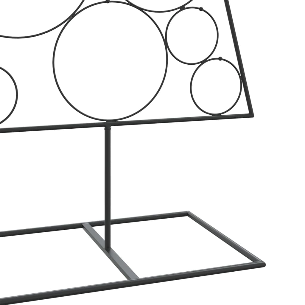 Metalinė Kalėdų eglutė, juodos spalvos, 180 cm