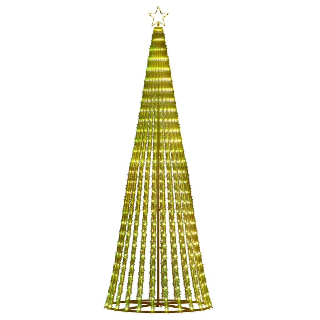 LED Kalėdų eglutė 475 LED Šiltai balta 247 cm