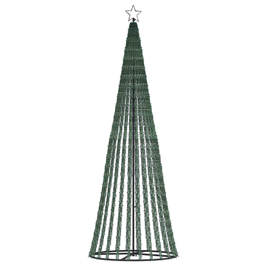 LED Kalėdų eglutė 475 LED Šalta Balta 247 cm