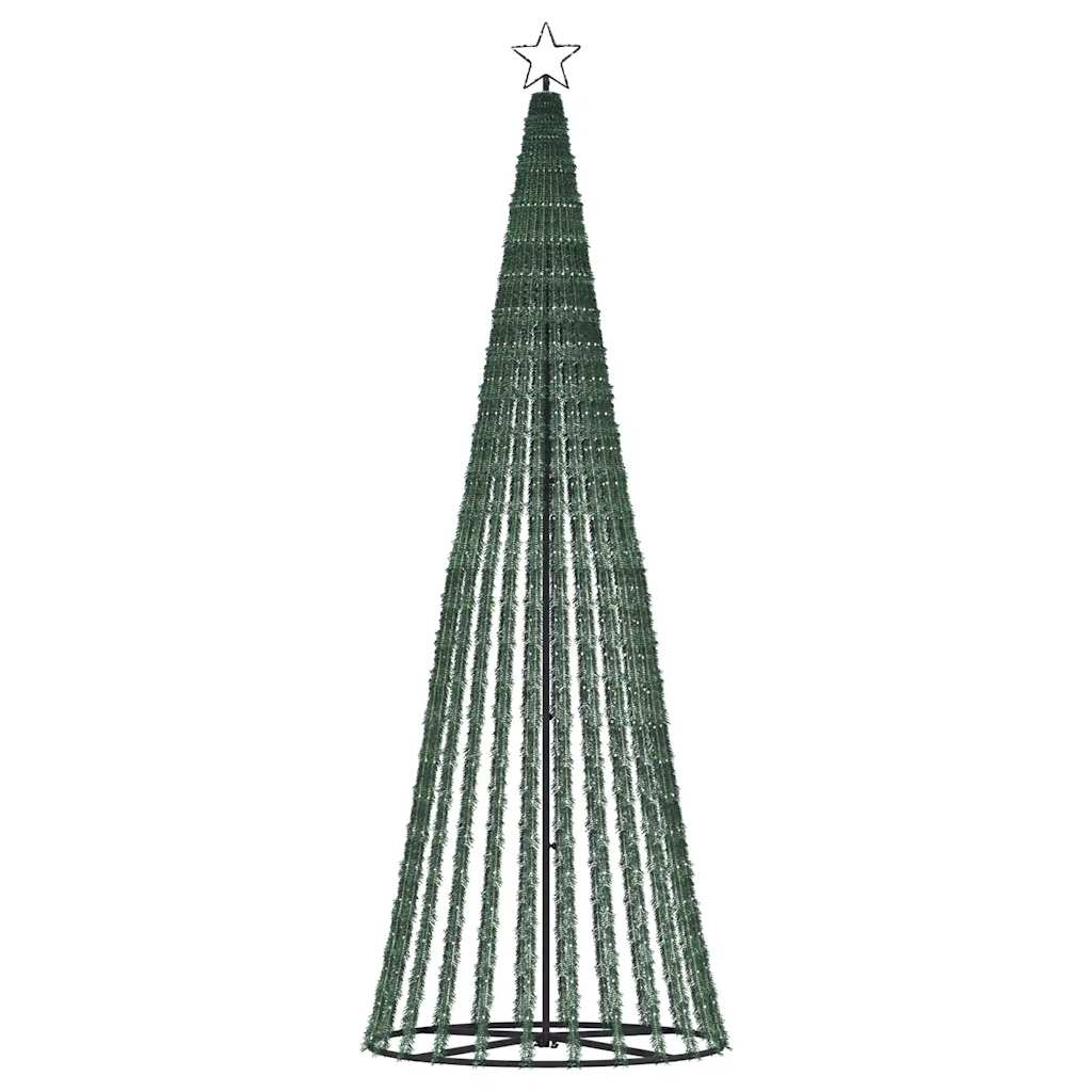 LED Kalėdų eglutė 475 LED Šalta Balta 247 cm