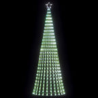 LED Kalėdų eglutė 475 LED Šalta Balta 247 cm