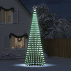 LED Kalėdų eglutė 1028 LEDs Šalta Balta 403 cm