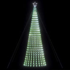 LED Kalėdų eglutė 1028 LEDs Šalta Balta 403 cm