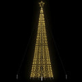 LED Kalėdų eglutė su smaigaliais 1534 LED Šiltai balta 500 cm