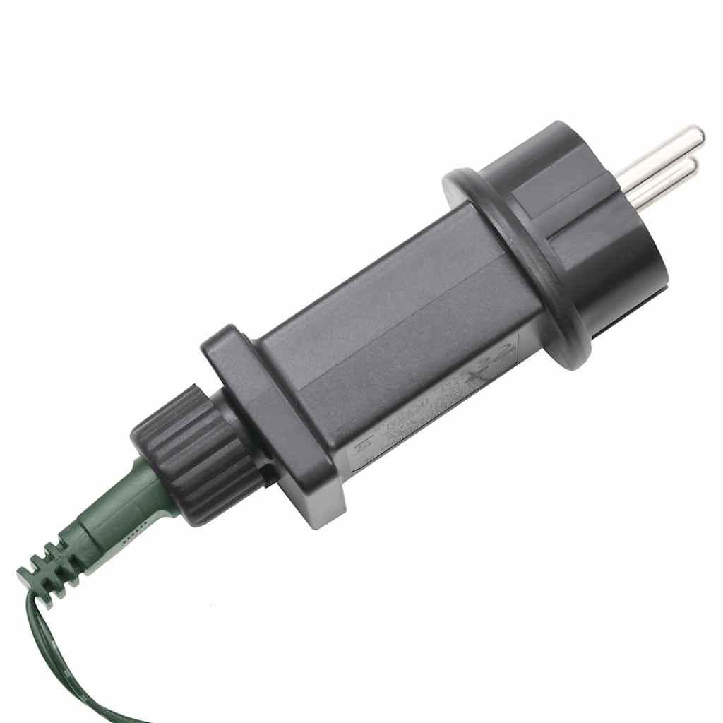 vidaXL LED Kalėdų eglutė su smaigaliais 1534 LED Šaltai Balta 500 cm