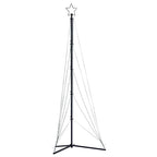 LED Kalėdų eglutė 525 LED Šalta Balta 302 cm