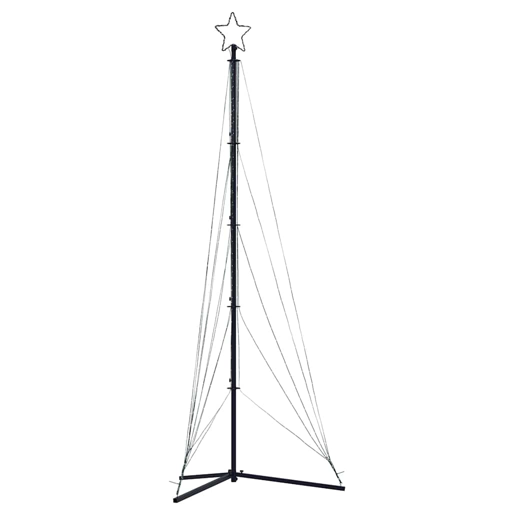 vidaXL LED Kalėdų eglutė 525 LED Šalta Balta 302 cm