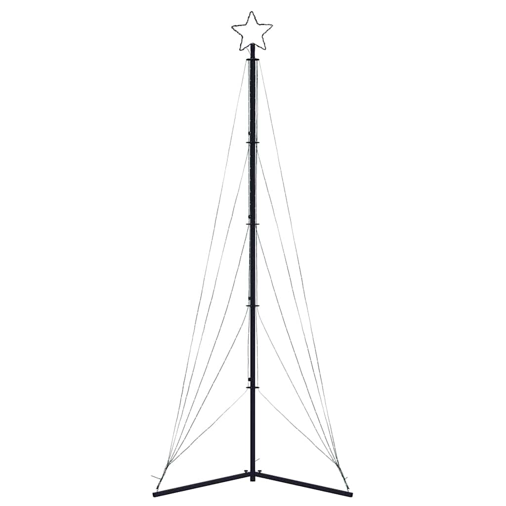 vidaXL LED Kalėdų eglutė 525 LED Šalta Balta 302 cm