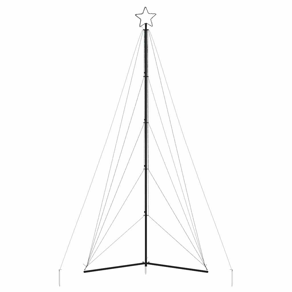 vidaXL LED Kalėdų eglutė 615 LEDs Šiltai balta 404,5 cm